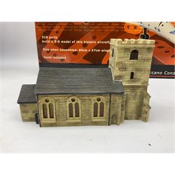 Meccano Construction Set - 'Concorde'; and Hornby Skaledale 'St. Michaels Church'; both boxed (2)