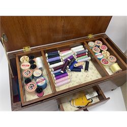 Husqvarna combina II sewing machine in case, with instruction manual and sewing box