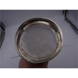 George III silver tankard, of slightly tapering cylindrical from, with chased and repousse crown above a monogrammed cartouche and floral, foliate and C scroll decoration, with acanthus capped C scroll handle, hallmarked WT, possibly William Turton, London 1774, H11.5cm