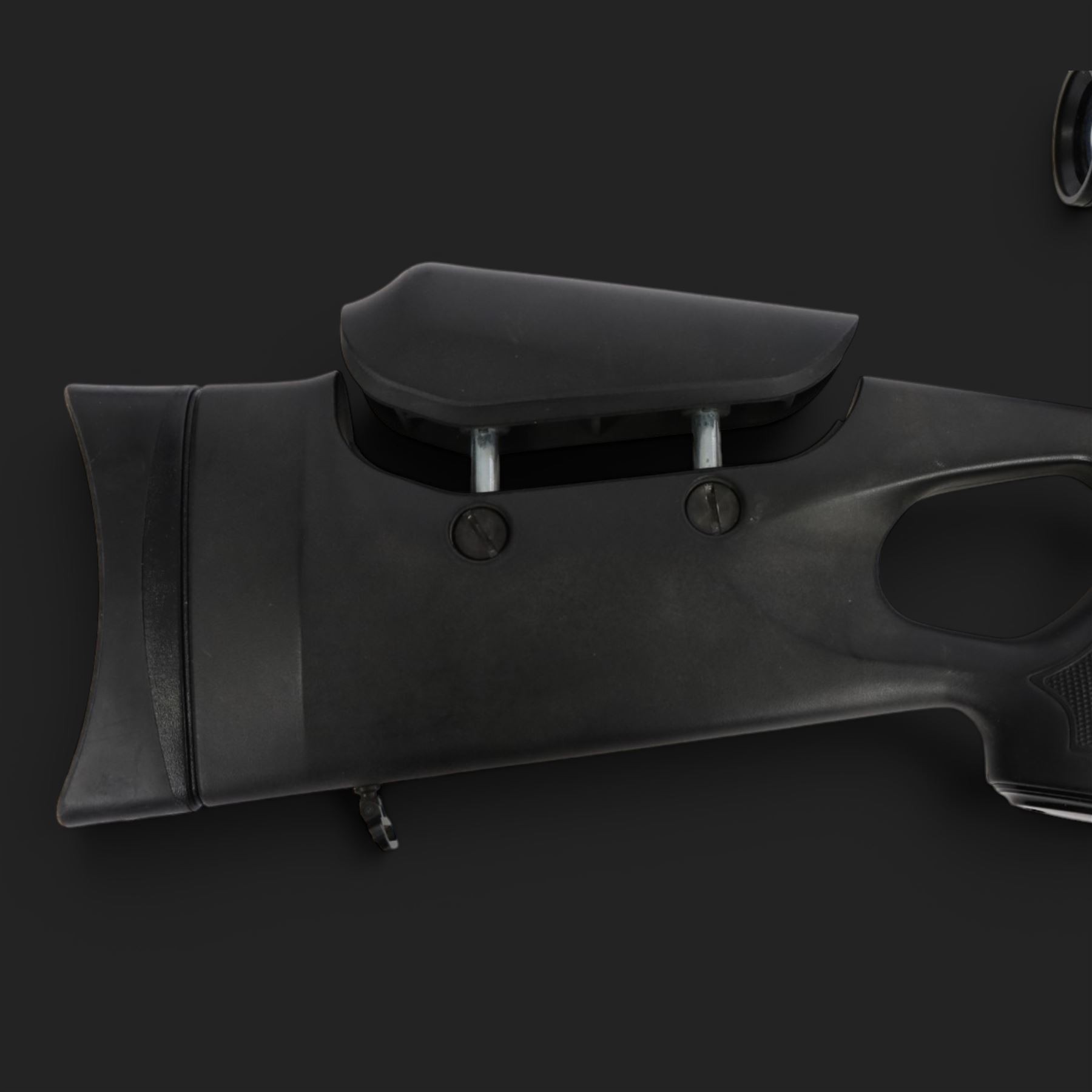 Hatsan AT44-10 air rifle, .22 cal, Max pressure 200 bar, serial number 041420511, fitted with 3-12x50 scope, L118cm
