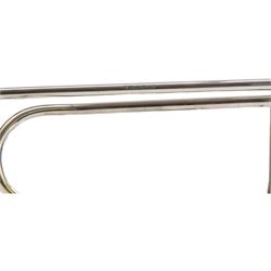 Very large modern silver novelty model of a paperclip, hallmarked London 2004, makers mark Wi, also stamped 925, L48.5cm W11cm