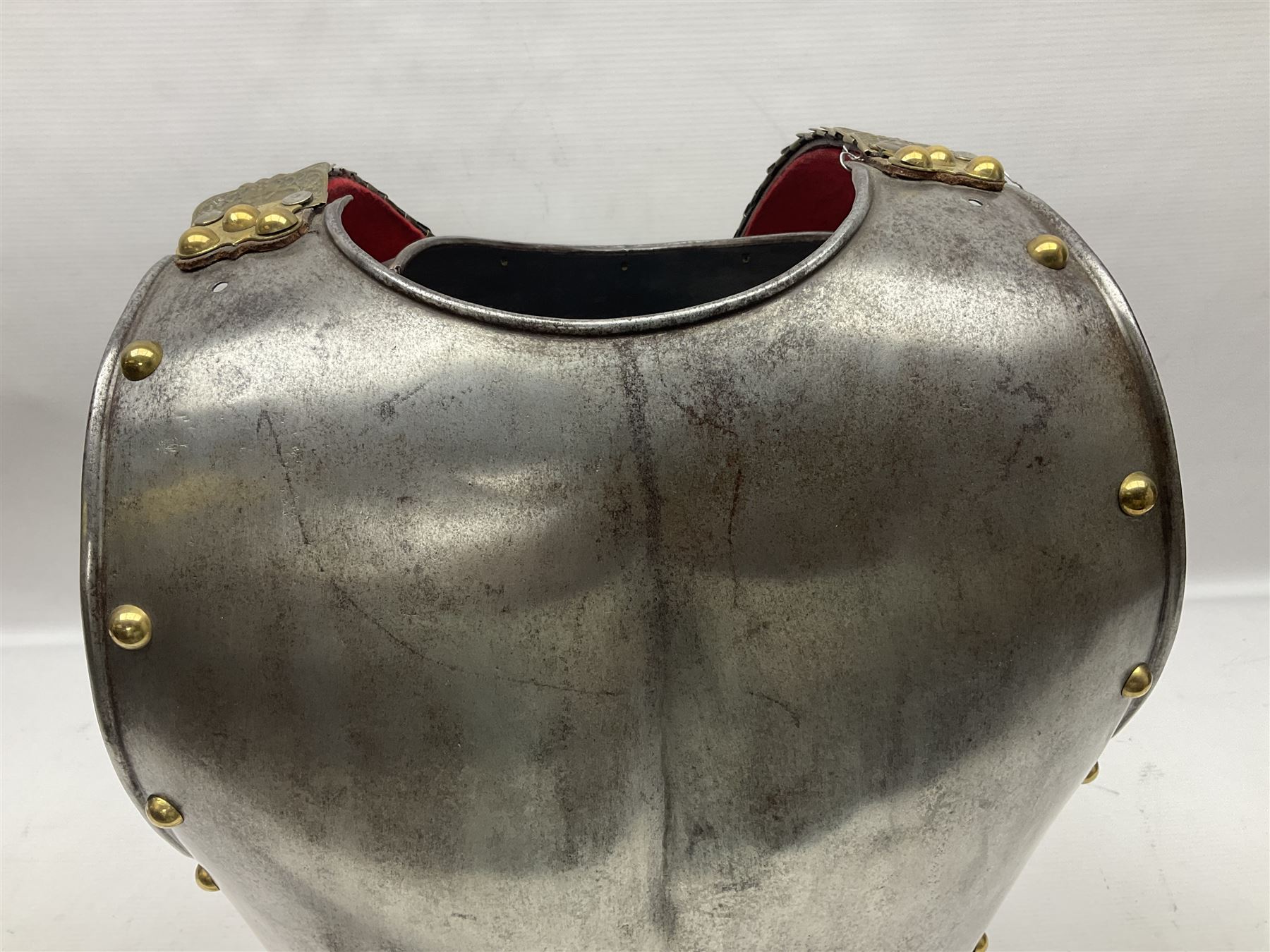 Copy of a Belgian Cuirass breastplate and backplate
