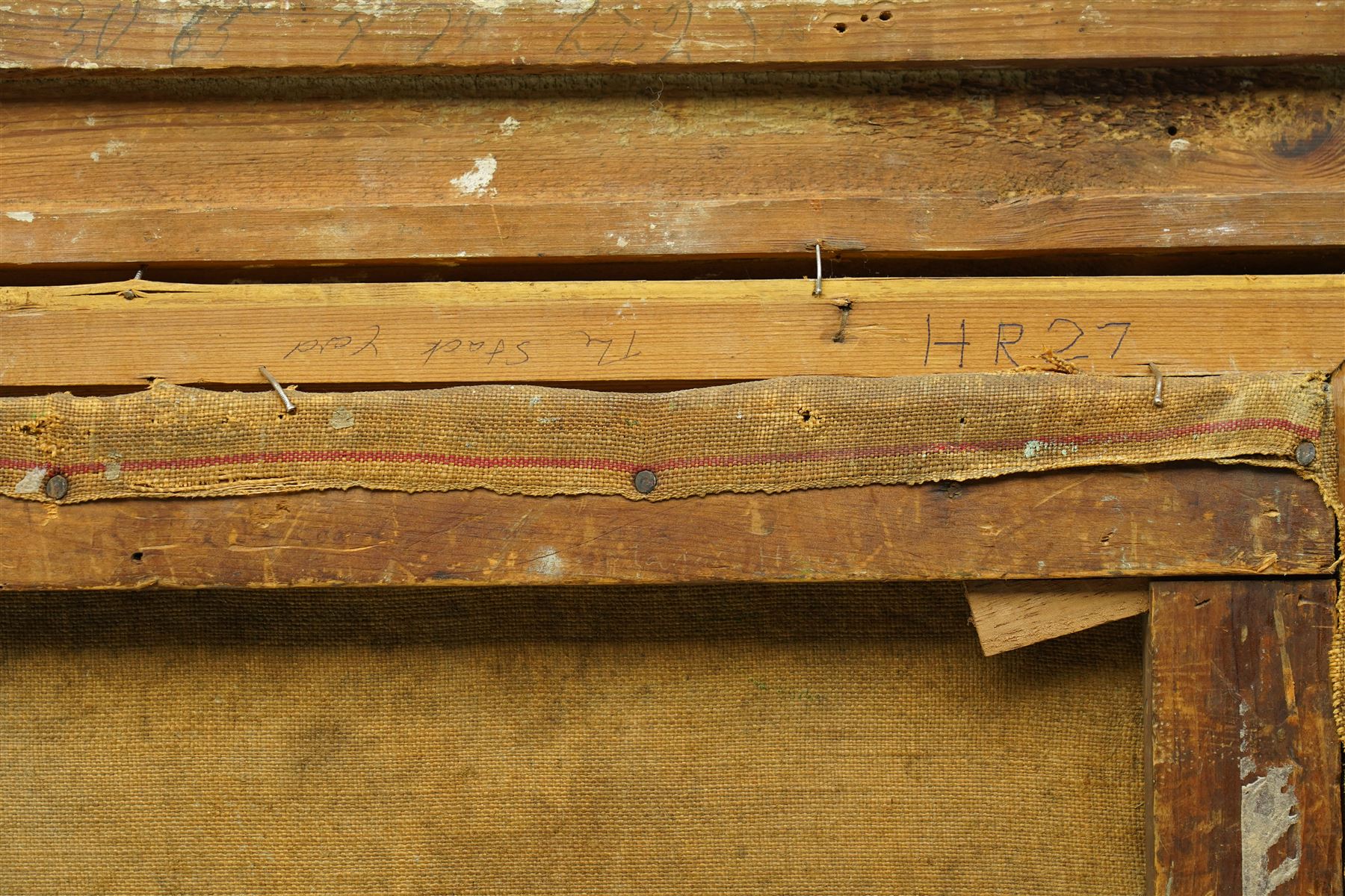 Herbert F Royle (British 1870-1958): The Stack Yard, oil on canvas signed 50cm x 60cm