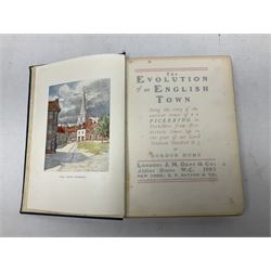 Collection of seven books comprising The Evolution of an English Town, Pickering & Yorkshire, pub J.M Dent & Co 1905,  Yorkshire, and Yorkshire Vales and Wolds all by Gordon Home, Thorton le Dale R.W. Jeffery 1931, A Ballade upon a Wedding Sir John Suckling, Nimrod's Hunting Tours and Ryedale and North Yorkshire Antiquities, George Frank, pub. Simpson York