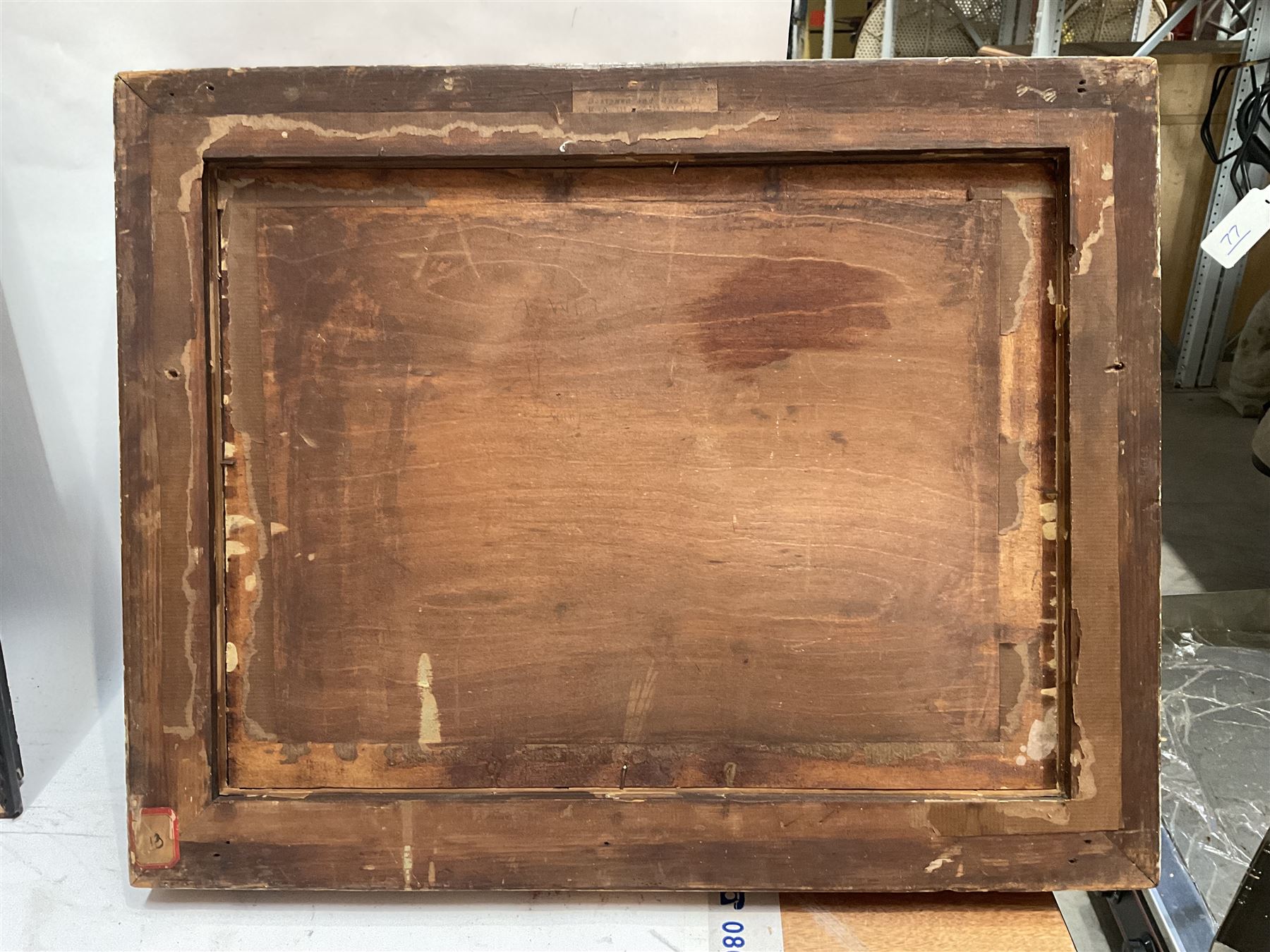 William Maxwell Reekie (British 1869–1948): 'A Wet Day - Burnsall', oil on board signed and dated 1937, indistinctly inscribed verso 29cm x 39cm 