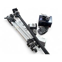 Two compact digital cameras, comprising Panasonic Lumix DMC-TZ3 digital camera, with Leica...