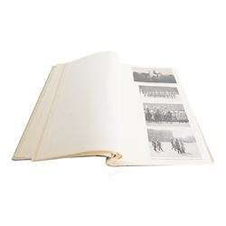 Kaiser Scrap book  with photograph and print clippings 
