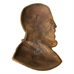 Kaiser Wilhelm portrait photograph and ormolu bust of Wilhelm,  previously part of the Forman Archive and displayed at Windsor castle  