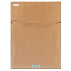 Arthur Henry Knighton-Hammond (British 1875-1970): Village Church - possibly Shere, watercolour signed 48.5cm x 34cm