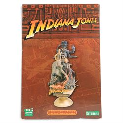Kotobukiya Artfx Indiana Jones and The Temple of Doom Snap Fit Artfx Theatre, together with a Gentle Giant Indiana Jones Collectible Temple of Doom Collectible Mini Bust, both boxed
