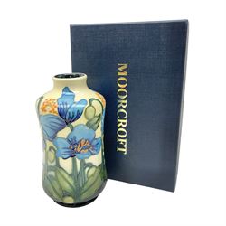 Moorcroft vase, of waisted form, decorat