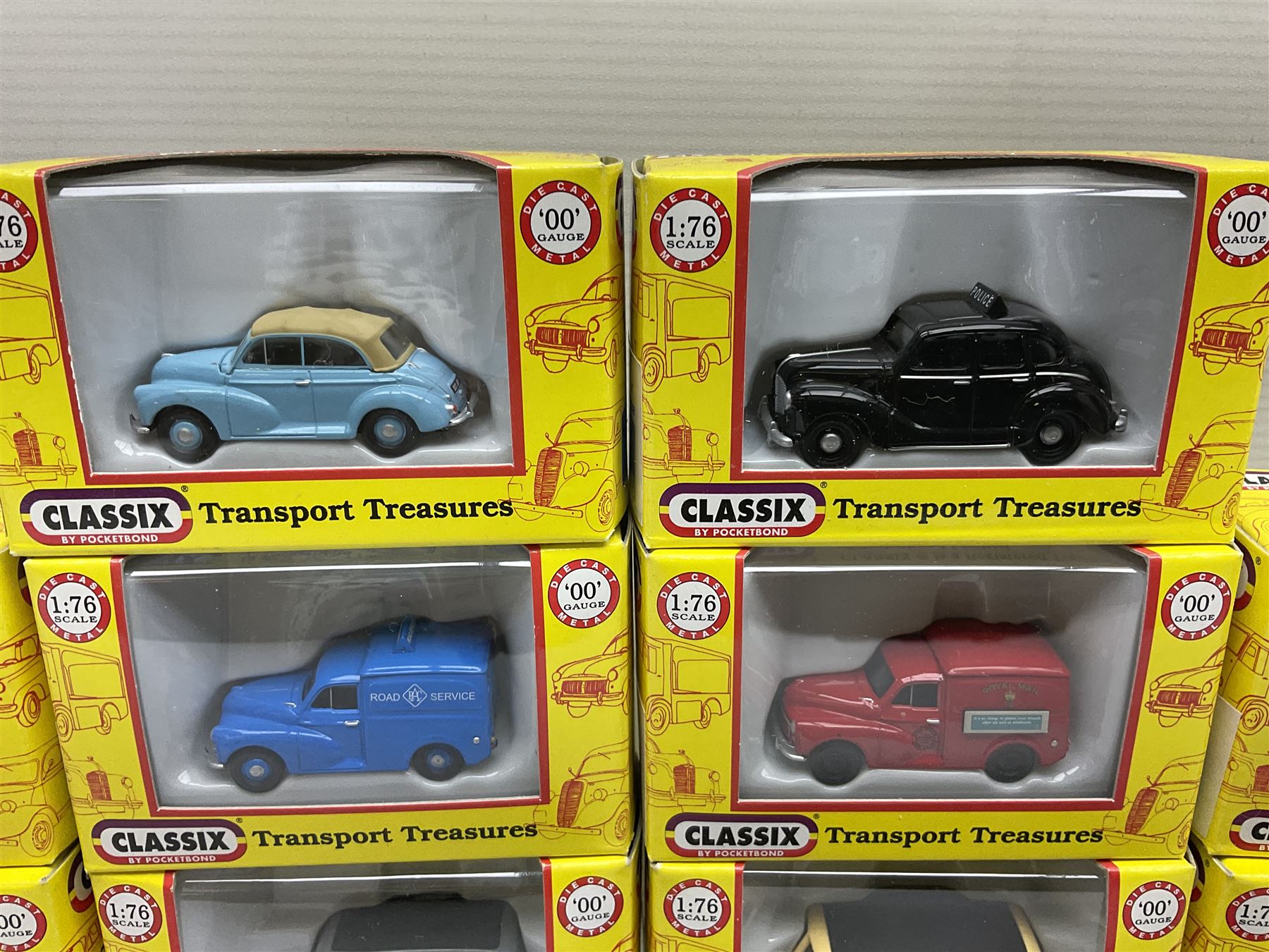Seventy Classix Transport Treasures 1:76 scale die-cast models, all boxed (70)