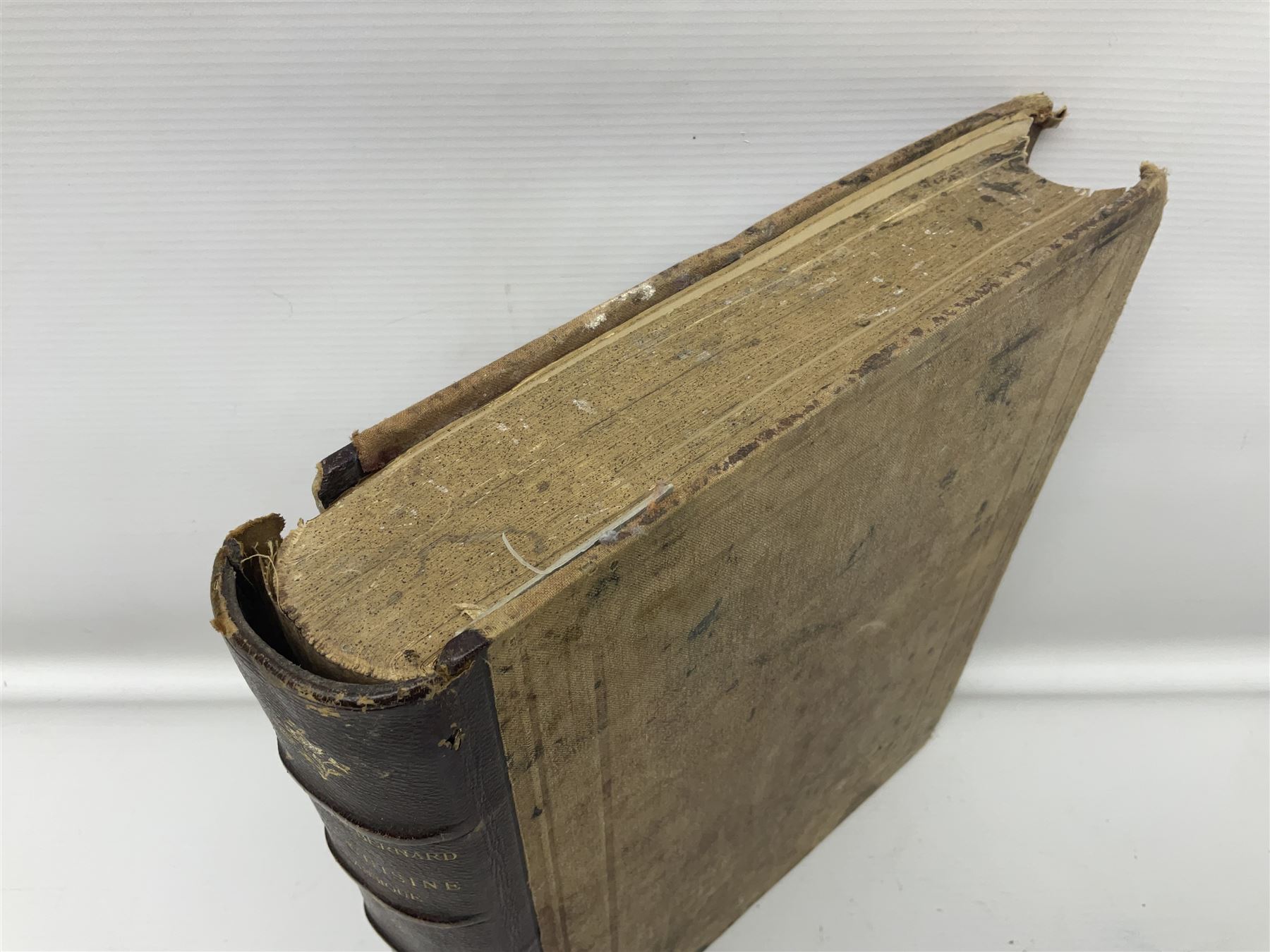 French recipe book, Dubois & Bernard; La Cuisine Classique 