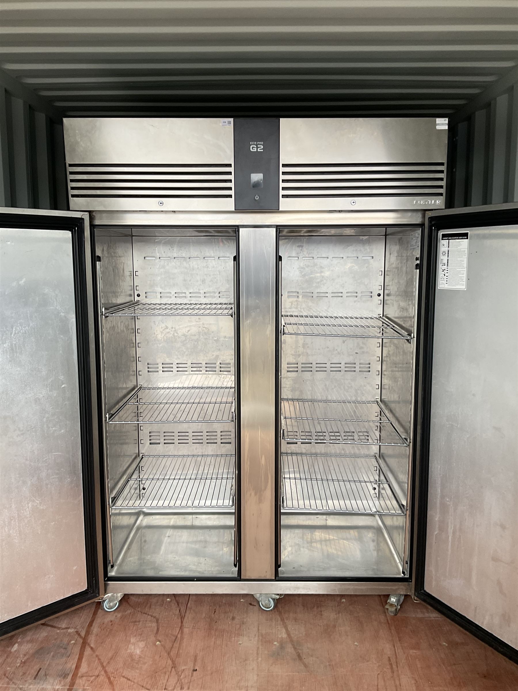 Foster G2 double freezer - THIS LOT IS TO BE COLLECTED BY APPOINTMENT FROM DUGGLEBY STORAGE, GREAT HILL, EASTFIELD, SCARBOROUGH, YO11 3TX