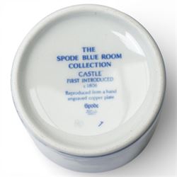 Set of six contemporary Spode 'The Spode Blue Room Collection' Spice Pots, boxed
