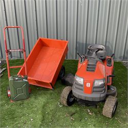 Husqvarna TS138 petrol garden tractor wi