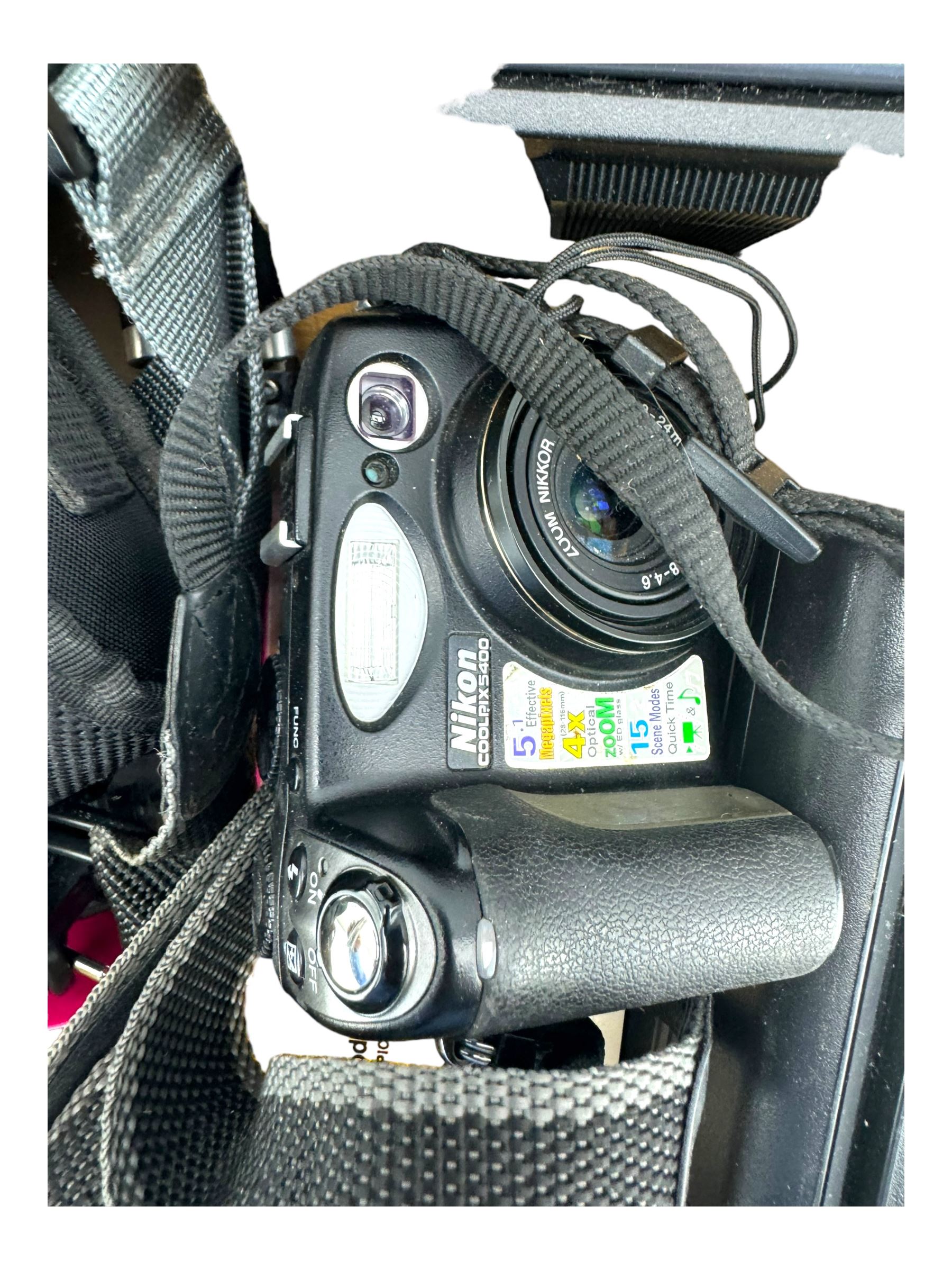 Olympus SP-700 digital camera, boxed, Exakta RTL1000, Vivitar Telephoto 200mm lens, Kodak instant cameras and other cameras and accessories 