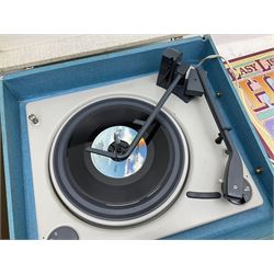 Vintage Fidelity turntable, together with a collection of assorted Vinyl records, to include examples by Abba, The Beatles, Elton John, The Beach Boys, The Bee Gees, Rod Stewart, etc., various box sets, 45 rpm examples, etc. 