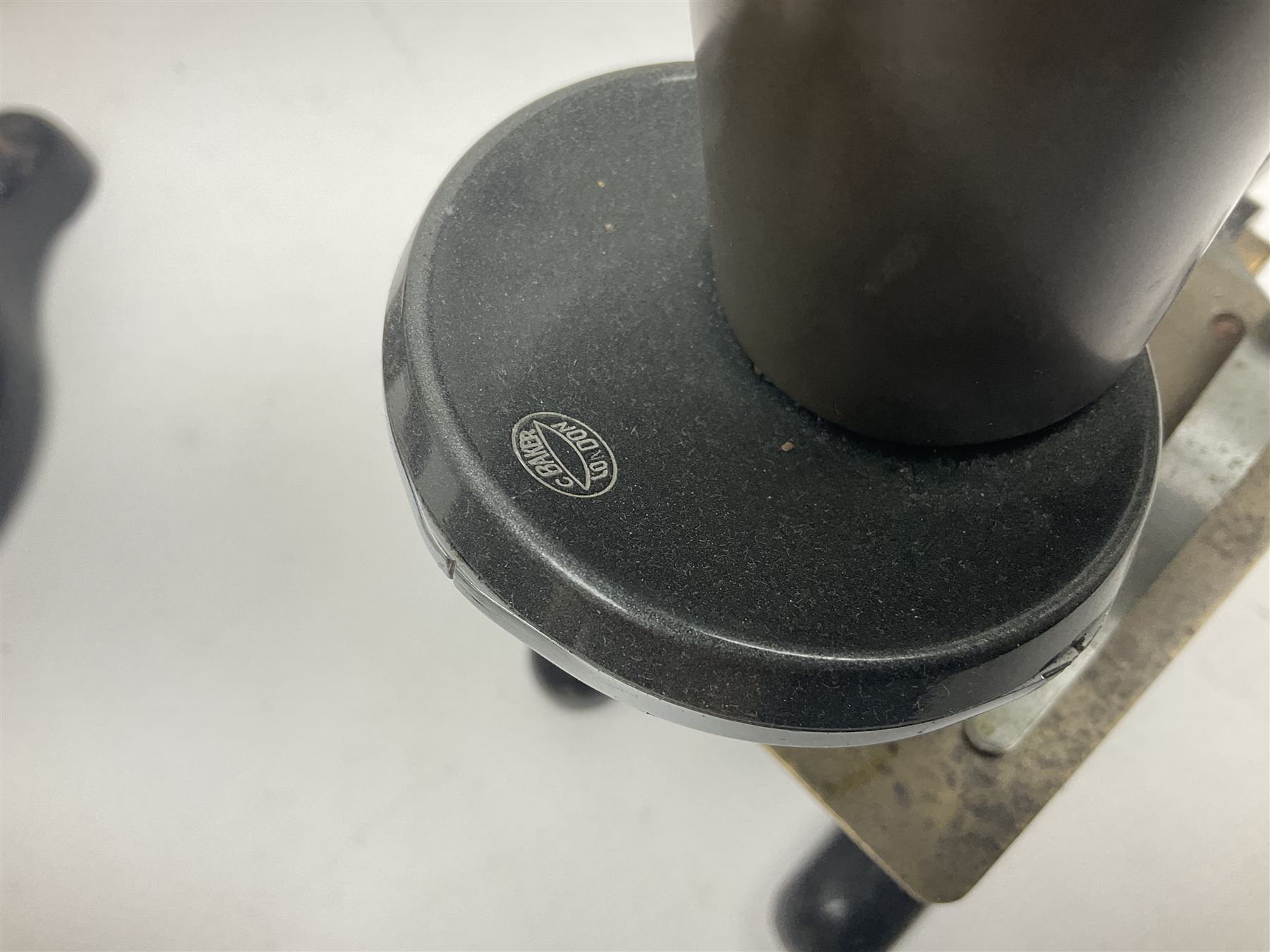 Four microscope, comprising W.J George Ltd, Watson Service 716606, Meopta no 230087 and one other  