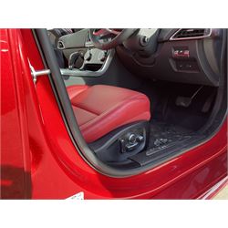 X2 GTS - JAGUAR XE SALOON - 2.0 R-Dynamic HSE 4dr, Automatic ONLY 800 miles

Year: 2019, June
Colour: Firenze Red
Mileage: 800 miles only
Fuel: Petrol
Reg: X2 GTS

As new, with cherished plate, instructions for sale from a local estate.
Buyers premium 10% plus VAT (12% inc.)