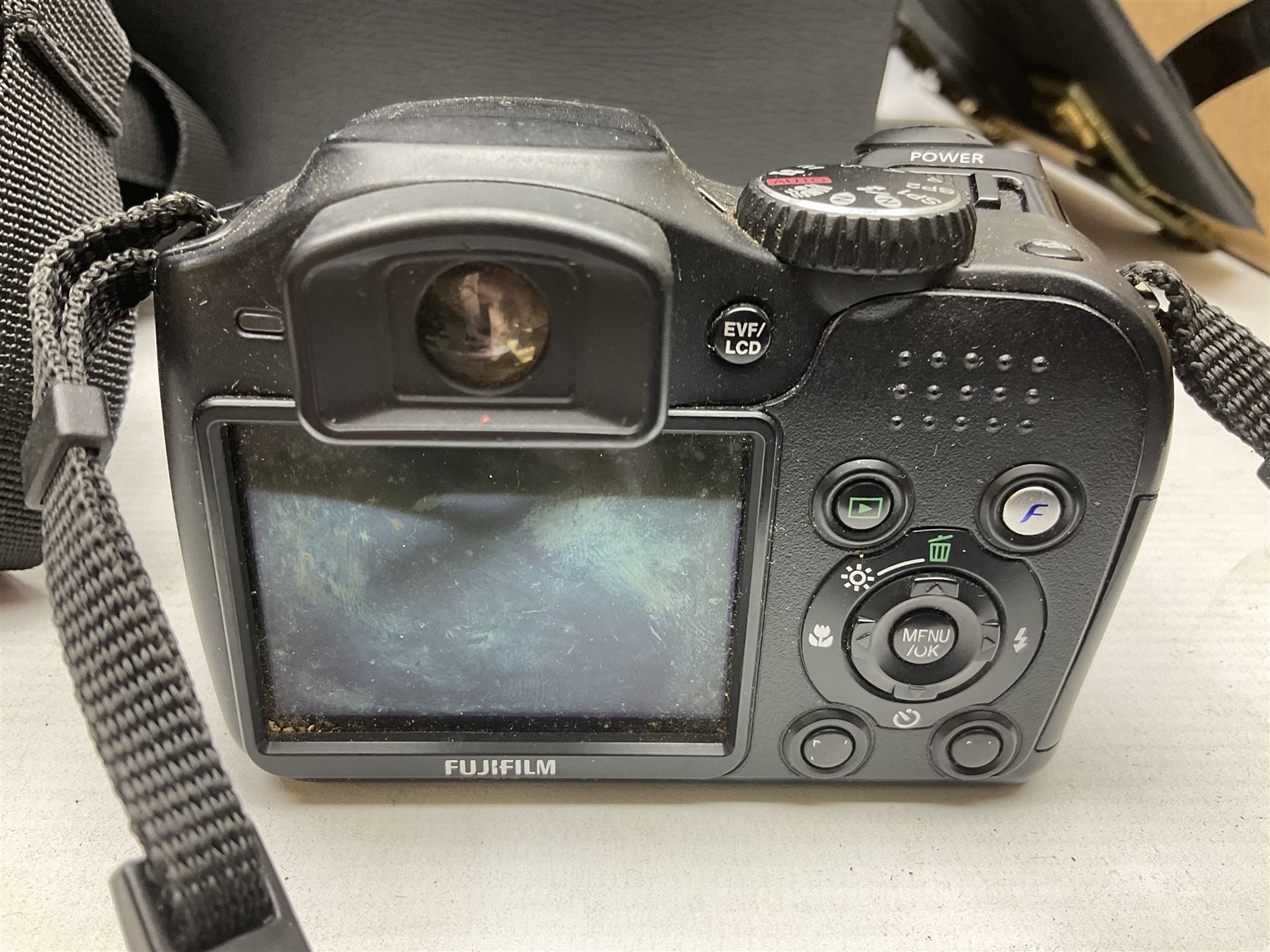 Panasonic NV-VZ9 movie camera, together with Fujifilm Finepix s500, and a large collection of records etc