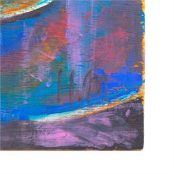 Manner of Henri Matisse (French 1869-1954): Lady Reclining and Goldfish Bowl, oil on panel and gouache on card bearing signatures, max 41.5cm x 31cm (2) (unframed)