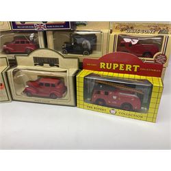 Approximately thirty boxed die-cast vehicles to include Models of Yesteryear, Corgi, Lledo etc in one box