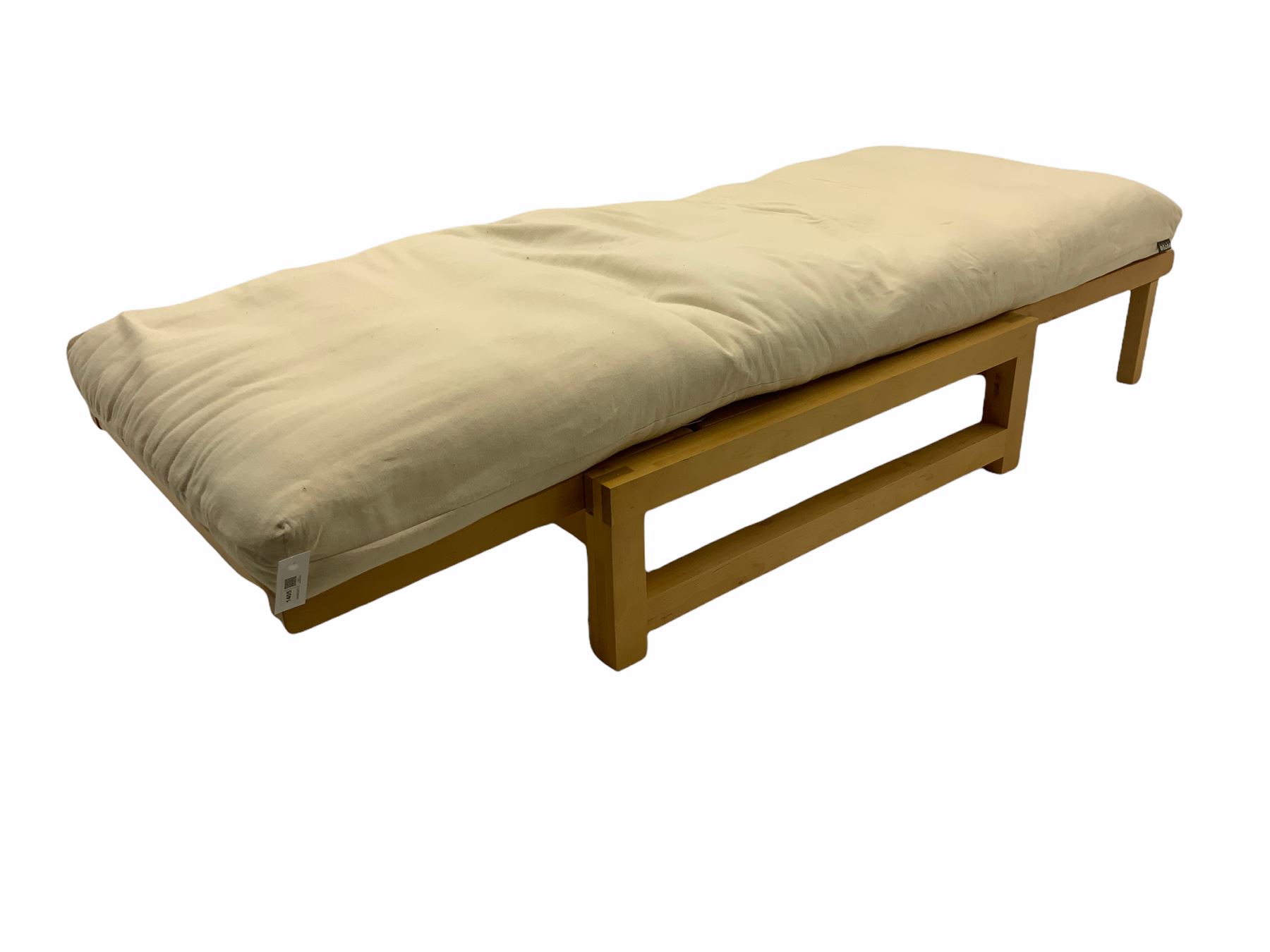 Futon Company light wood single futon bed