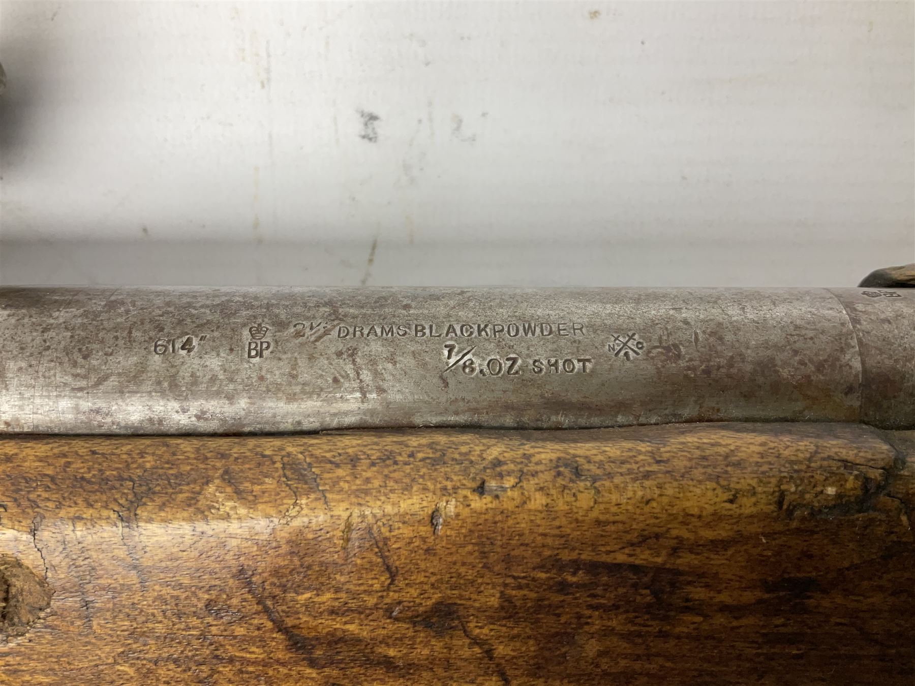 SHOTGUN CERTIFICATE REQUIRED - Modern 20-bore matchlock muzzle loading Civil War type musket, with 92.5cm(36