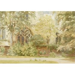 Michael Anthony Clark (20th century): Beverley Minster Detail and Local Scenes, set of four watercolours signed max 31cm x 25cm (4)