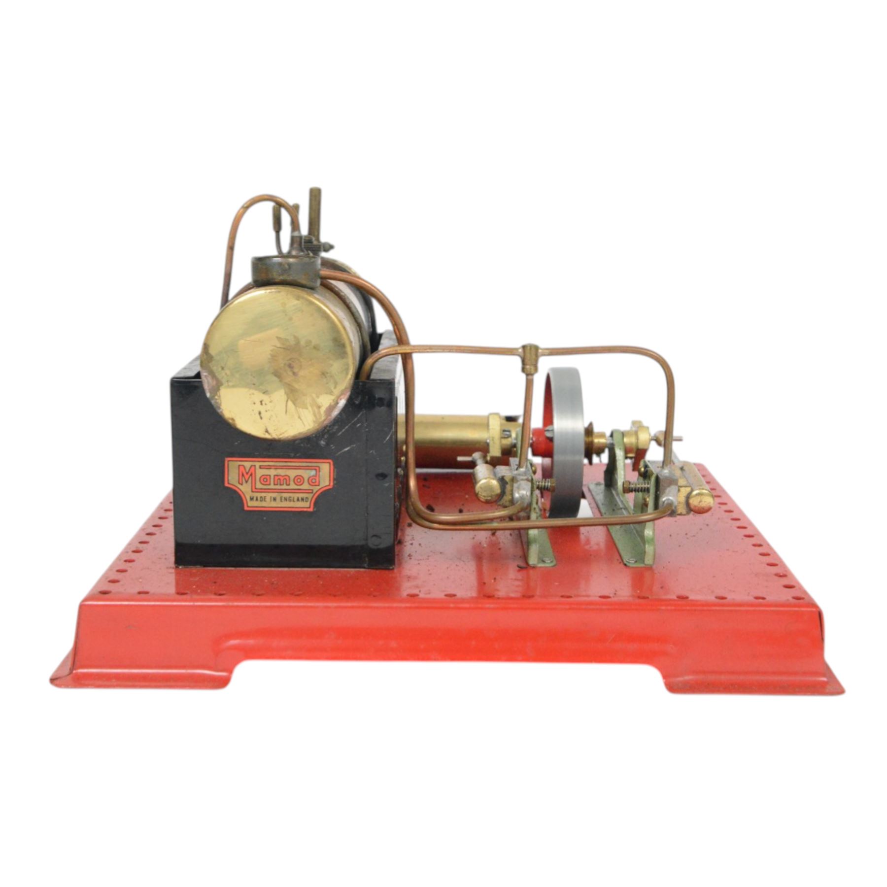 Mamod SE3 Steam Engine, together with Mamod Line Shaft and Model Power Hammer, all boxed