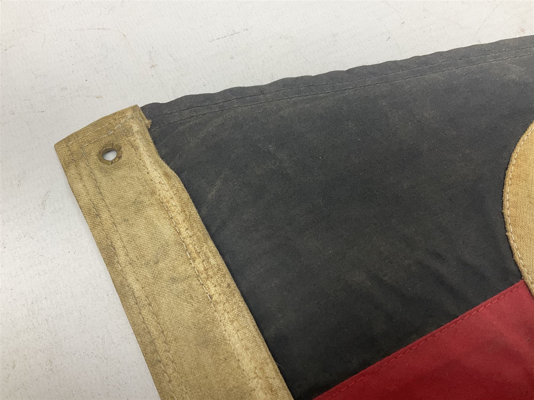 Replica WW2 German SA/NSKK pennant in black, red and white L42cm