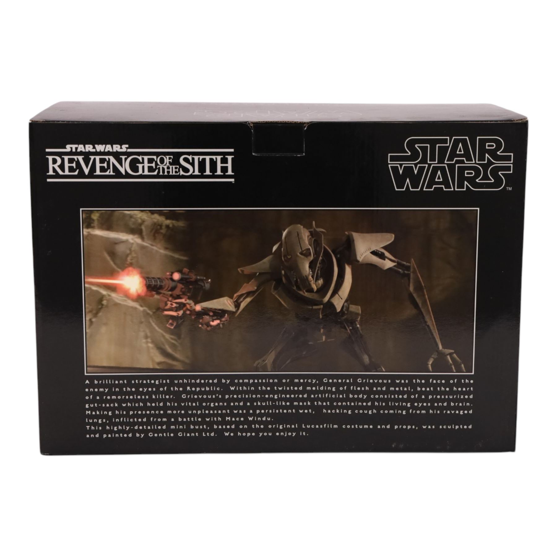 Gentle Giant limited edition Star Wars collectible mini bust 'General Grievous' no. 7584, limited edition no. 293/7000, boxed