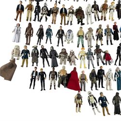 Collection of Hasbro Star Wars figures, including Han Solo prisoner action figure and loose 3.75 inch figures, Stor Disney Star Wars Death Star and a Modern Age Marvel Star Wars comic book issue #12