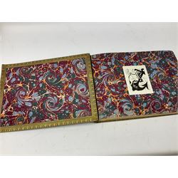 Balaschoff & Herbillon: L'Armee Allemande Sous L'Empereur Guillaume II. 1890 Paris. Forty-five laid-in chromolithograph plates together with numerous text illustrations. Oblong folio. Full moroccan leather and gilt binding with painted English Royal Crest to front cover and a.e.g.