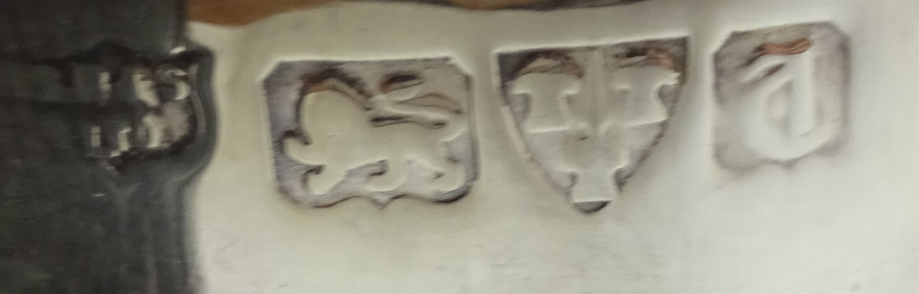 Three piece silver tea service by S Blanckensee & Son Ltd, Chester and Birmingham 1926, approx 25.5oz