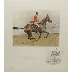Charles Johnson 'Snaffles' Payne (British 1884-1967): 'The Sparrow-Catchin Sort', colour photolithograph signed in pencil with crossed snaffle bit blindstamp 48cm x 43cm