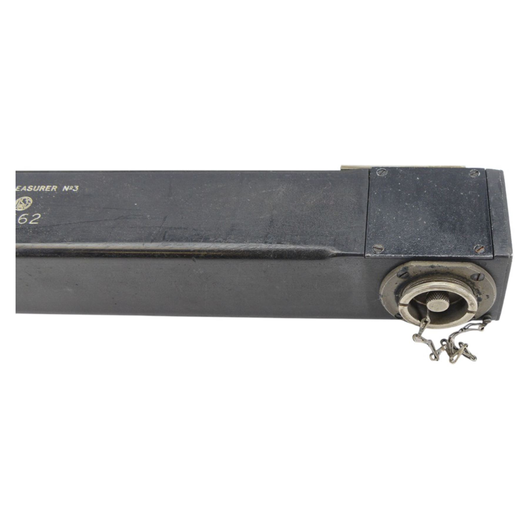 MKI Watkin Clinometer No. 1 1894, military issue Hall Bros theodolite no. 40467, and a military issue B562 gap measurer No. 3, all within fitted canvas/wooden cases