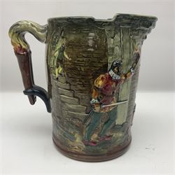 Royal Doulton Guy Fawkes jug designed by Henry Fenton, limited edition 185 of 600, with printed mark beneath, H19.5cm
