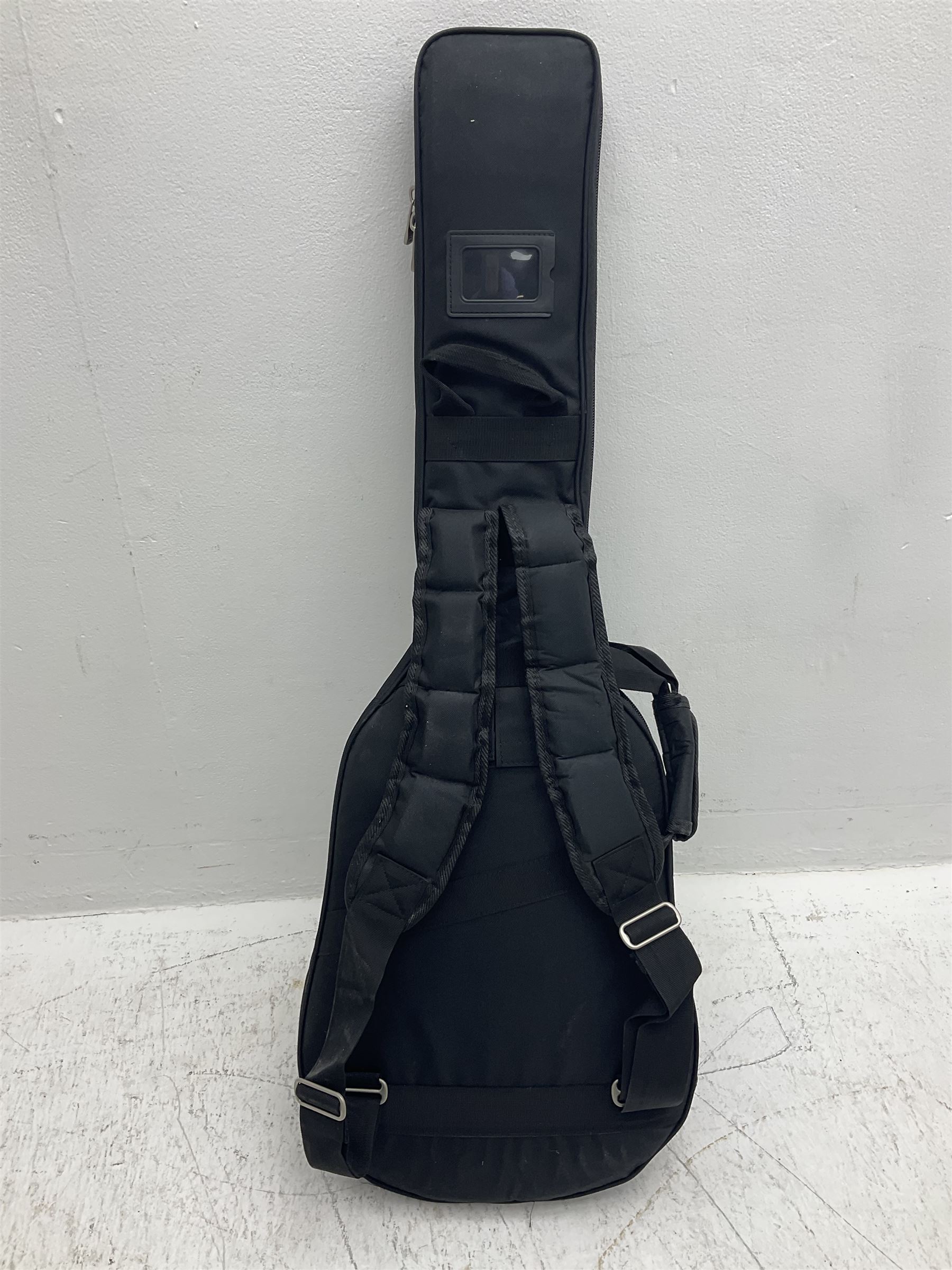 Italia Mondial electric guitar in blue with independent pick-ups, serial no.150066 L100cm; in original Italia carrying case 