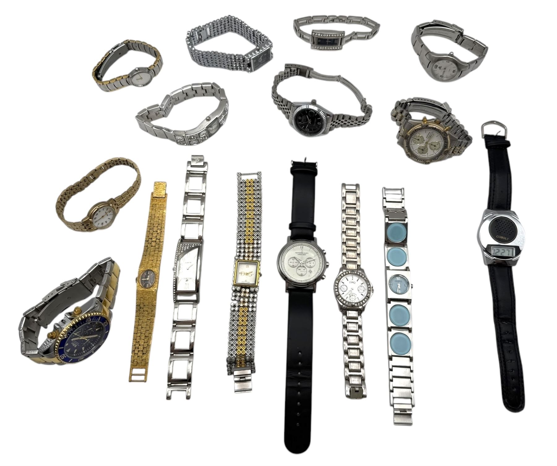Collection of ladies and gentlemans wristwatches, including Sekonda, Accurist and Adidas