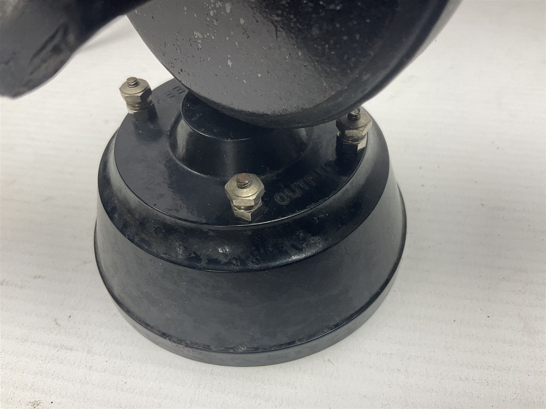 Collection of phone headsets, including GPO bakelite examples, together with other telephone parts 