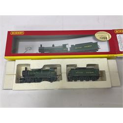 Hornby ‘00’ gauge - Class T9 4-4-0 locomotive Collector Centre Special 118/1200 no.30119 in BR green; Class 06 2-8-0 locomotive no.7675 in LNER black; West Country Class 4-6-2 locomotive ‘City of Wells’ no.34092 in BR green; in original boxes (3) 