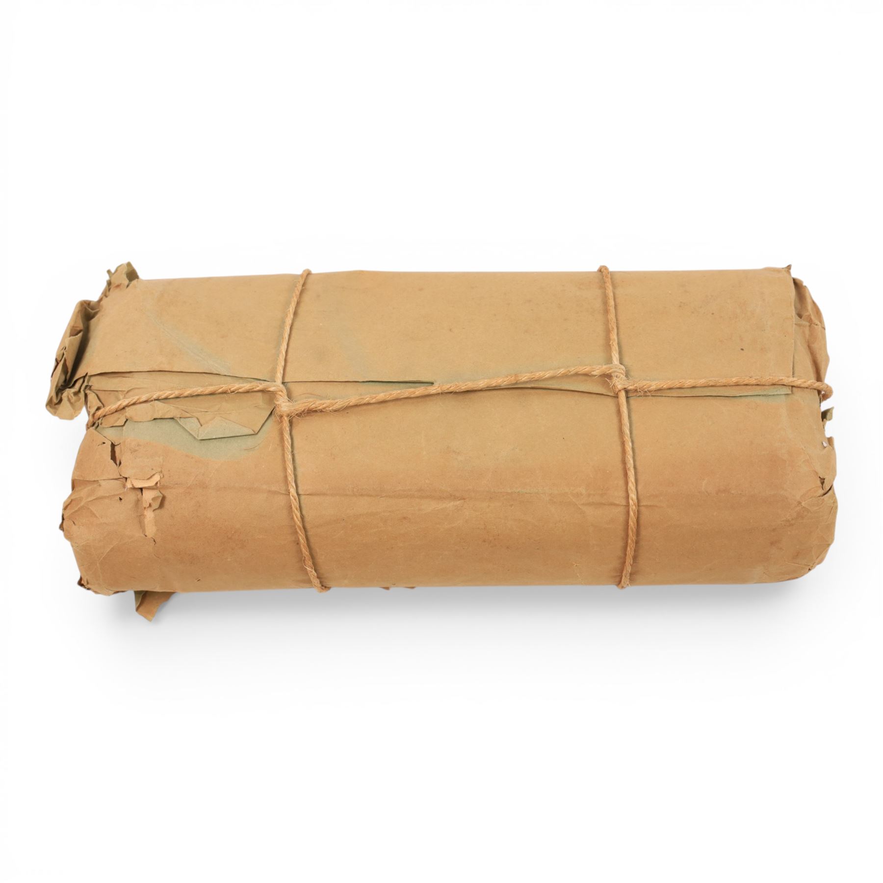 Moon Landing newspapers dated July 21st & 22nd 1969, wrapped in a brown paper package for Arthur C. Clarke by his brother and never opened
Notes: On July 20th 1969 Arthur C. Clarke appeared as a commentator for CBS News alongside Walter Cronkite during the Apollo 11 moon landing broadcast. This item is from the private collection of Arthur C. Clarke's brother.