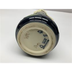 Moorcroft jug, decorated in Bulrush and Water Lily pattern, with printed marks beneath, H24cm