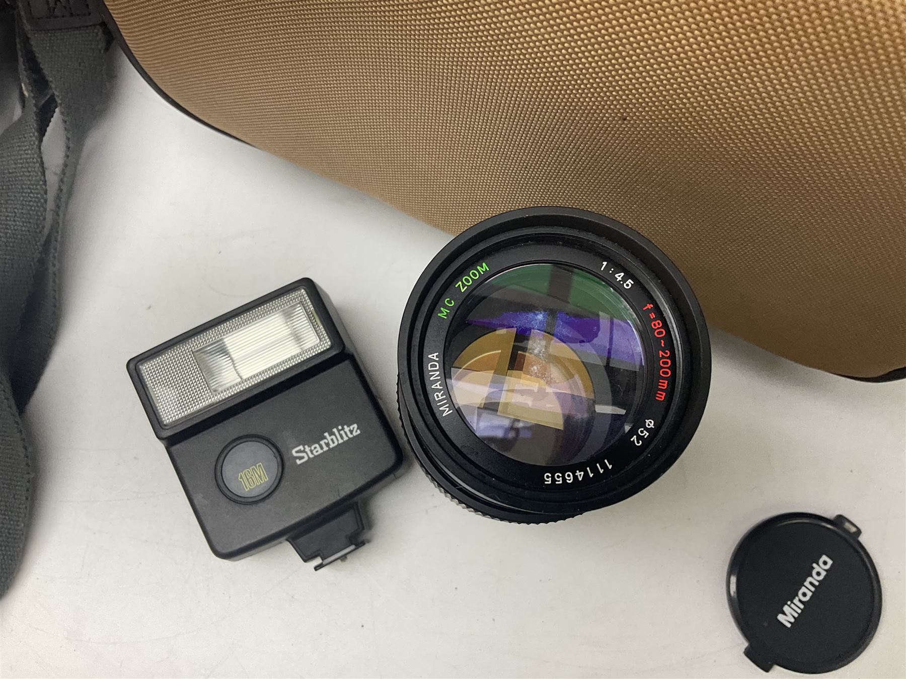 Nikon Coolpix 8700 camera, Sony video camera and Chinon CM-4 camera, with various accessories etc