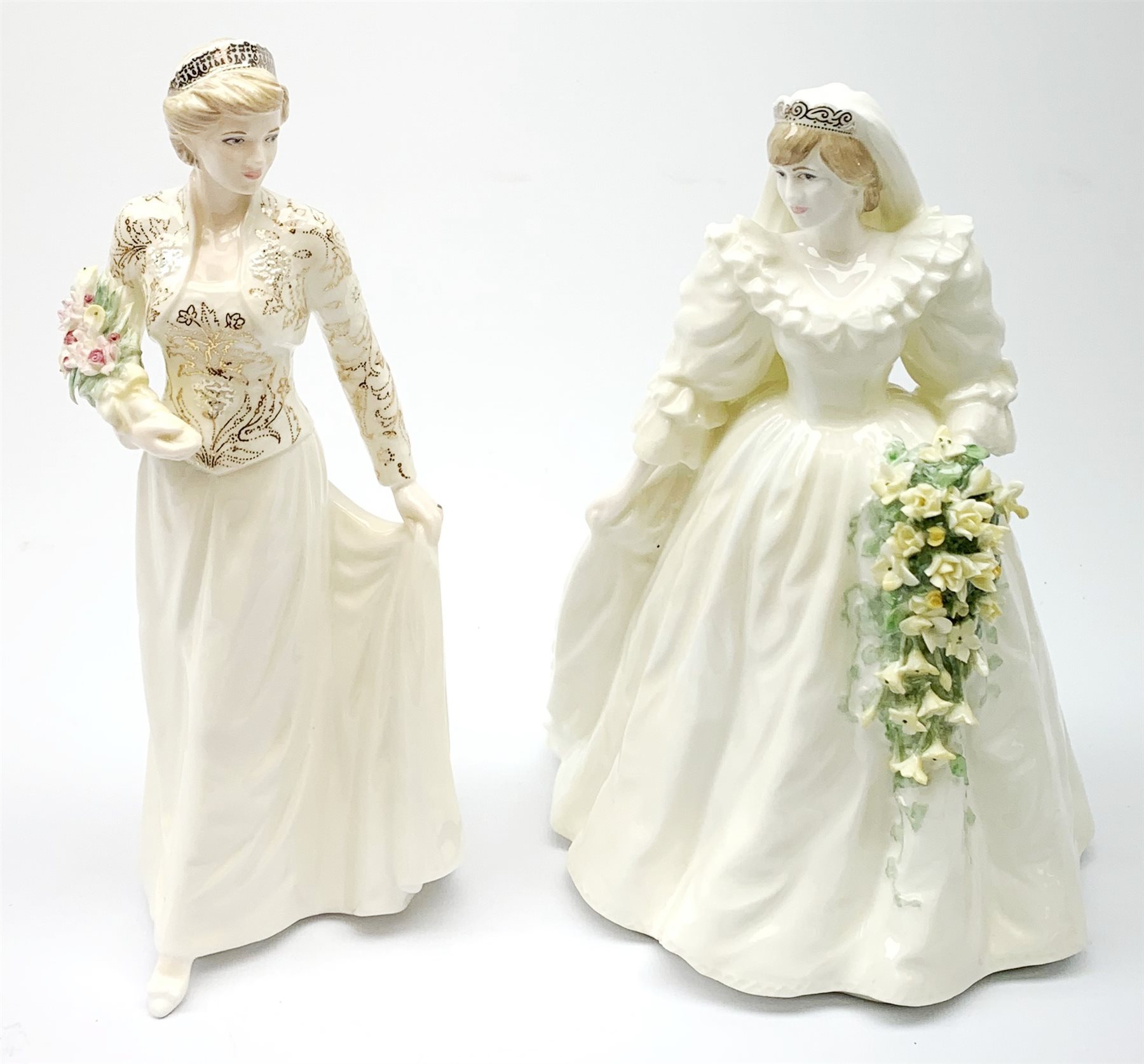 Two Coalport figurines, comprising limited edition Diana The Jewel in