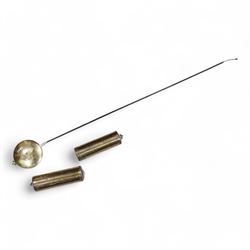 Michael Gottlob Schwarz of London-Early 19th century 8-day mahogany domestic regulator clock c1800, hood with a break arch pediment, silk backed side frets and circular glazed hood door, trunk with a conforming door on a rectangular plinth with a stepped base, silvered dial with an engraved centre, subsidiary seconds, date and strike/silent dials, engraved minute track, Roman numerals, five minute Arabic's and matching steel hands, five pillar rack striking movement with a dead beat escapement striking the hours on a bell. With two brass cased weights, pendulum and key.  
