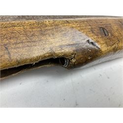 SHOTGUN CERTIFICATE REQUIRED - Modern 20-bore matchlock muzzle loading Civil War type musket, with 92.5cm(36