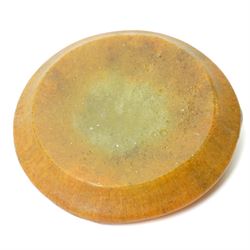 Amalric Walter (1870-1959) and Henri Berge (1868-1936), Nancy, France, circa 1920, pate de verre, Salamander ashtray, bearing moulded mark 'A Walter Nancy' and incised mark 'Berge sc.', D12cm

Note: Almaric Walter, born in Sèvres near Paris, exhibited at the Salon des Artistes Françaises in 1895 and 1903, and in 1908 moved to Nancy where he established his own workshop within the Daum glassworks. There he worked closely with Daum designers, including Henri Bergé. This ashtray is an example of Walter’s pâte-de-verre technique.

Provenance: From the collection of Andrew Chichester Everitt.